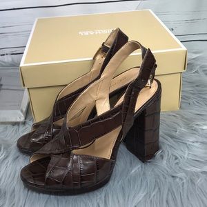 Authentic Michael Kors Nutmeg Becky Platform